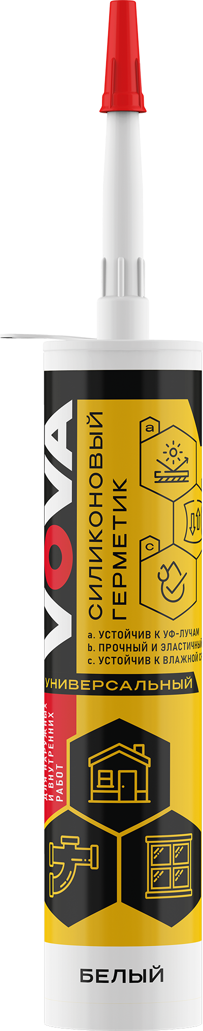 Универсальный силиконовый герметик VOVA 