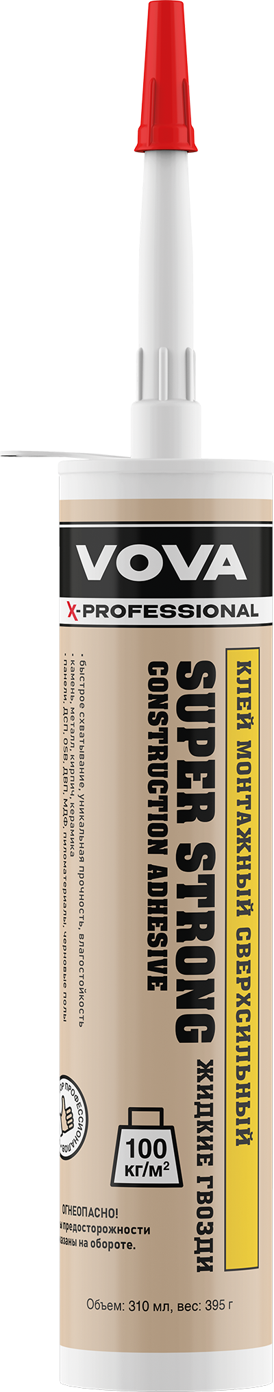 Клей монтажный сверхсильный VOVA 