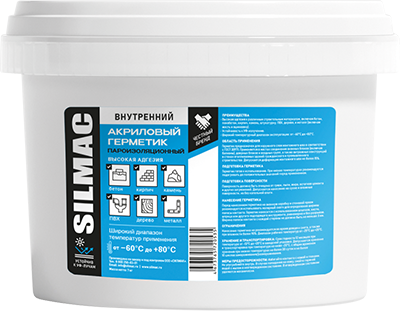 Акриловый пароизоляционный герметик Внутренний SILMAC 