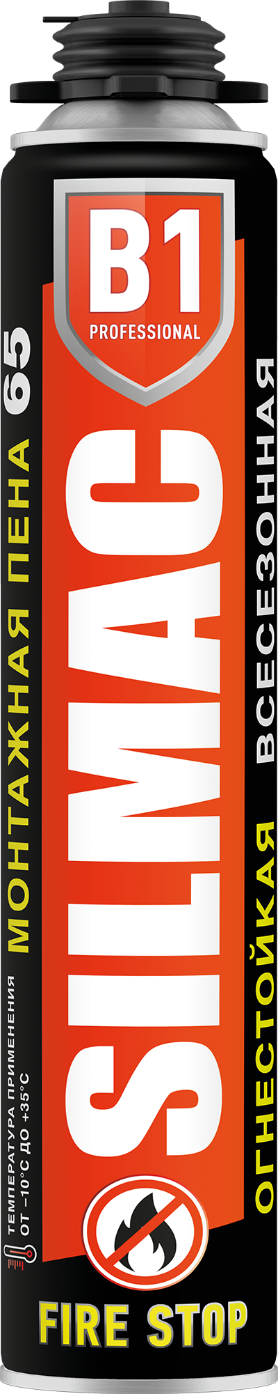 Противопожарная монтажная пена SILMAC B1